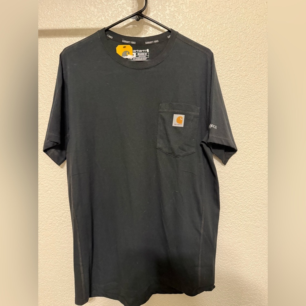 Carhartt Force Men's Black Pocket Tee